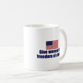 Pro Choice Behalte Abtreibung sicher und rechtlich Kaffeetasse (VorderseiteRechts)