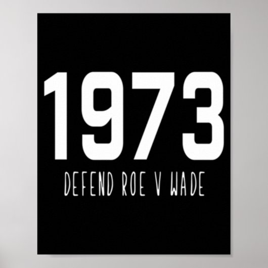 Pro Choice Defend Roe / Wade Women's Rights Poster (Vorne)