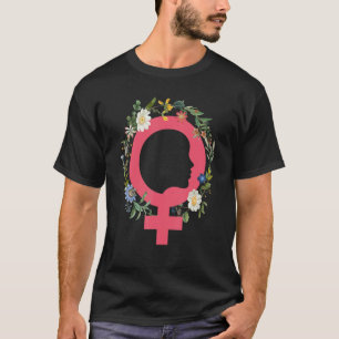 Pro Choice Feminism Blume Frauenrechte T-Shirt