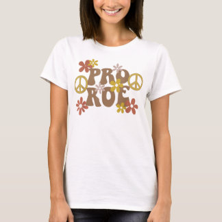 Pro Choice Feminist Peace Liebe & Reproduction Rig T-Shirt