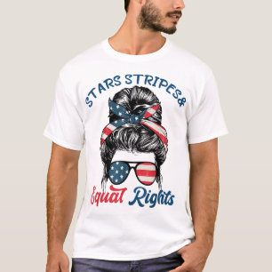 Pro Choice Feminist Stars strebt gleiche Rechte an T-Shirt