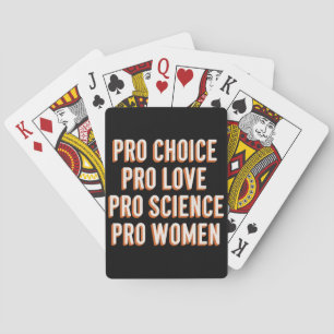 Pro Choice Frauenrechte Feministin Patriarchat LGB Spielkarten