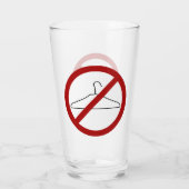 Pro-Choice Glas Tumbler (Rückseite)