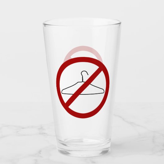 Pro-Choice Glas Tumbler (Vorderseite)