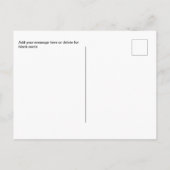 Pro Choice Holen Sie sich den Vote-Koathanger hera Postkarte (Rückseite)