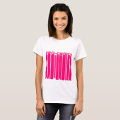 Pro Choice Hot Pink Grafik Typografie modern cool T-Shirt (Vorne ganz)