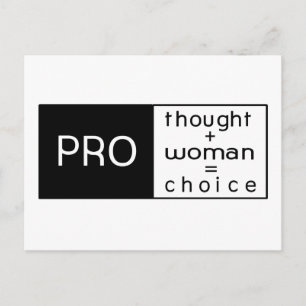 Pro Choice Postcard Postkarte