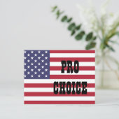 PRO CHOICE POSTKARTE (Stehend Vorderseite)