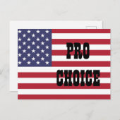 PRO CHOICE POSTKARTE (Vorne/Hinten)