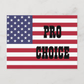 PRO CHOICE POSTKARTE (Vorderseite)
