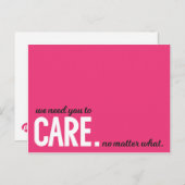 Pro-Choice-Postkarten Postkarte (Vorne/Hinten)