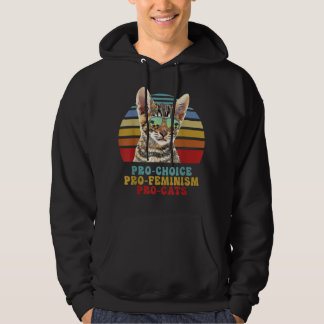 Pro Choice Pro Feminism Pro Katzen Frauenrechte Fe Hoodie
