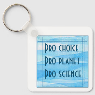 Pro choice Pro planet Pro Schlüsselanhänger