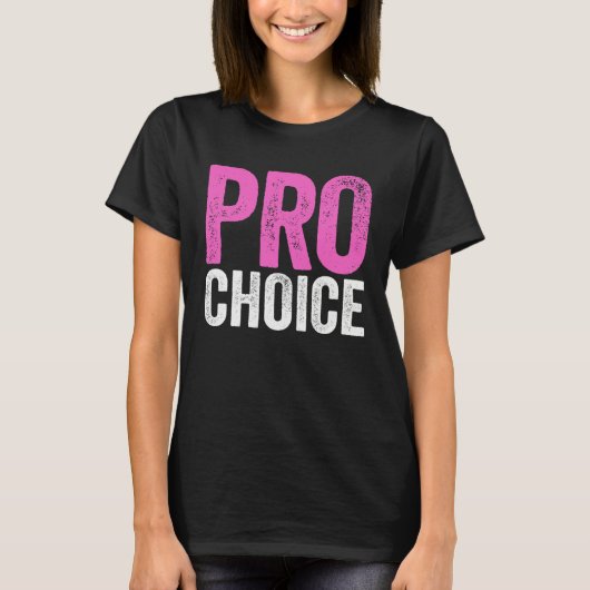 Pro Choice Pro Roe Pink Mind Your Own Uterus T-Shirt (Vorderseite)