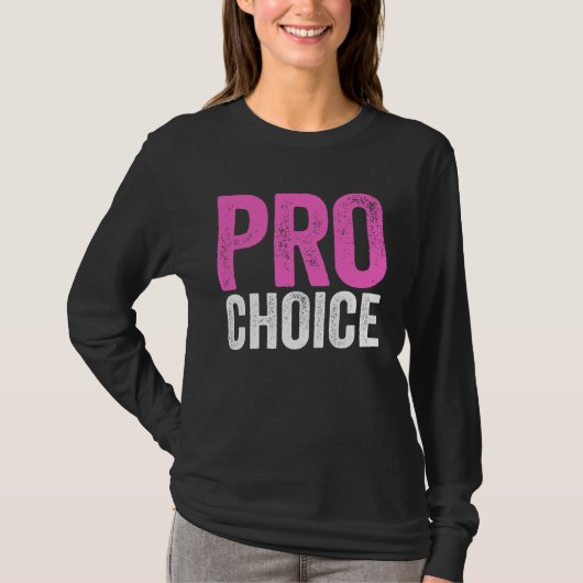 Pro Choice Pro Roe Pink Mind Your Own Uterus T-Shirt (Vorderseite)