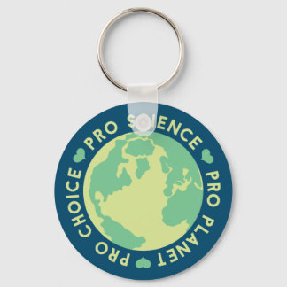 Pro Choice Pro Science Pro Planet Earth Schlüsselanhänger
