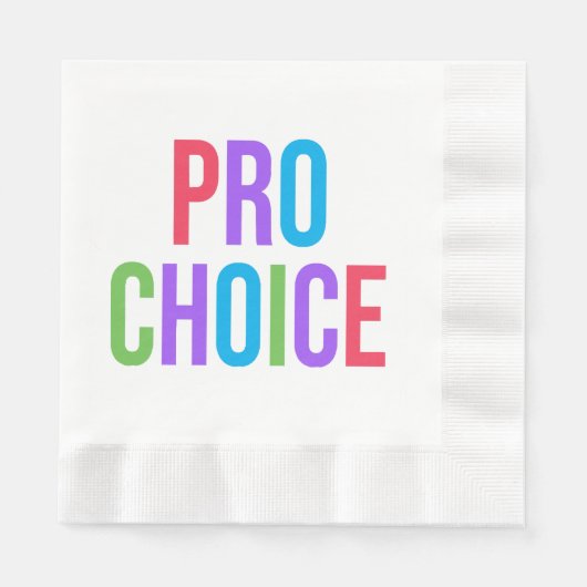 Pro-Choice Roe / Wade Frauenrechte Serviette (Vorderseite)