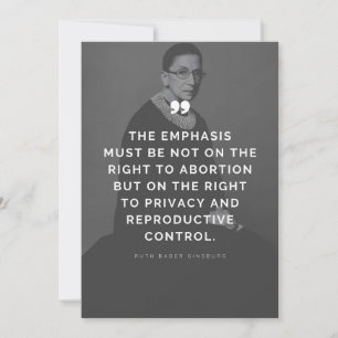 Pro Choice Ruth Bader Ginsburg Zitat