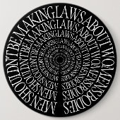 Pro Choice - Schwarzes Button (Vorderseite)