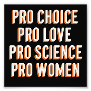 Pro Choice Women's Rights Feminist Patriarchy LGBT Fotodruck