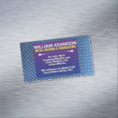 Pro Contractor | Metal Fabrication & Welding  Magnetische Visitenkarte (Beispiel)