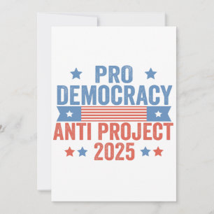 Pro Democracy Anti Project 2025 Republikaner Trump Einladung