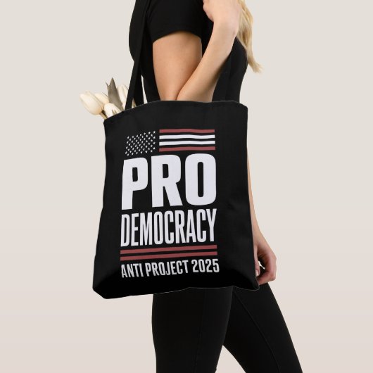 Pro Democracy Anti Project 2025 Trump 2025 Tasche (Von Nahem)