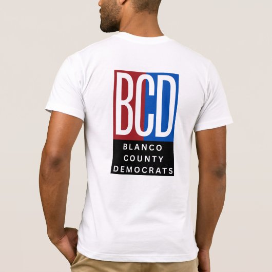 PRO Democracy BCD T-Shirt (Rückseite)