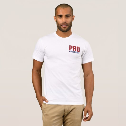 PRO Democracy BCD T-Shirt (Vorne ganz)