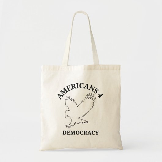 Pro Democracy Political Tragetasche (Vorne)