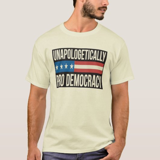 Pro DemokratieT-Shirt T-Shirt (Vorderseite)