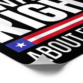 Pro Donald Trump hatte in allem recht Poster (Ecke)