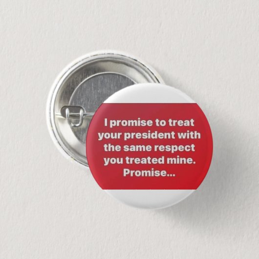 Pro Donald Trump Präsident Button (Vorne & Hinten)