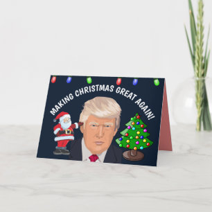 PRO Donald Trump Weihnachts MAGA Karten