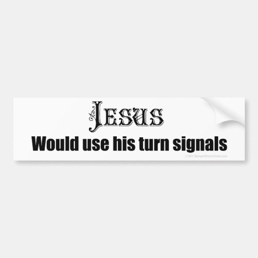 Pro-Drehung signalisiert Aufkleber Autoaufkleber (Vorne)