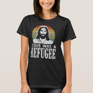 Pro Einwanderung Christlich liberaler Jesus war ei T-Shirt