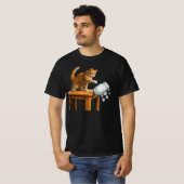 Pro Einwanderung Katze , Abschaffung ICE T-Shirt  (Vorne ganz)