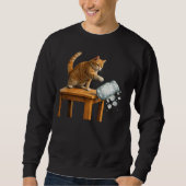  Pro Einwanderung Katze , ICE-Tee abschaffen , chi Sweatshirt (Vorderseite)