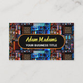 Pro Electronic PCB Printed Circuit Board (QR-Code) Visitenkarte (Vorderseite)