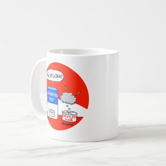 Pro Evangelical Christlich Cartoon Spaß Kaffeetasse (Vorderseite Links)