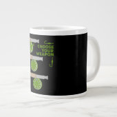 Pro Fang Fishing Rod Geschenke Jumbo-Tasse (Vorderseite Rechts)
