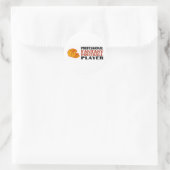 Pro Fantasy Football Player Runder Aufkleber (Tasche)