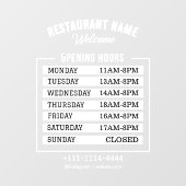 PRO-Fensterklammer Fensteraufkleber (Blatt)