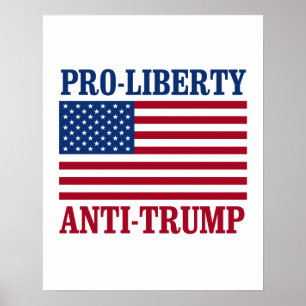 Pro-Freiheit Anti-Trumpf - Anti-Trumpf - Poster