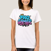 PRO GAMER Graffiti-Logo T-Shirt (Vorderseite)