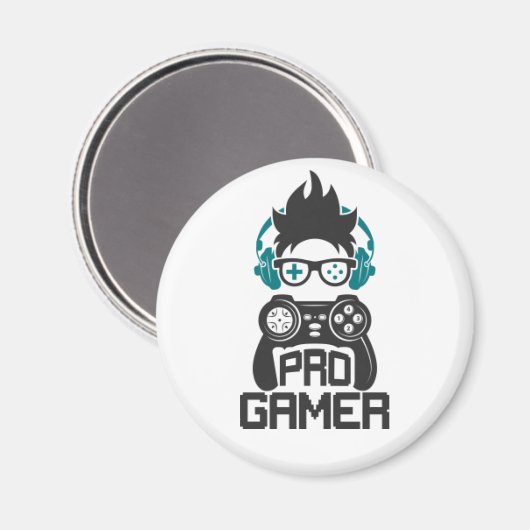Pro Gamer Magnet (Vorderseite/Rückseite)