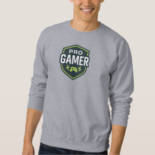 PRO GAMER Shield-Abzeichen Sweatshirt