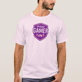 PRO GAMER Shield-Abzeichen T-Shirt (Vorderseite)