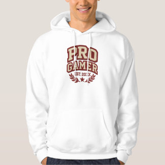 PRO GAMER - Varsity Chenille Patch Style Hoodie