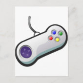Pro Gamer, Video Game Controller Postkarte (Vorderseite)